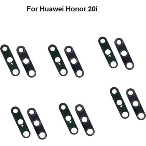 New Back Camera Glass For Huawei Honor 20i Rear Camera Lens Glass For Housing With Sticker Adhesive Glue High Quality