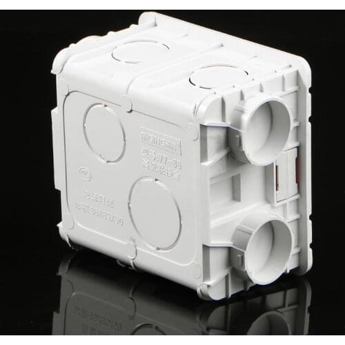 P15D 86-Type PVC Junction Box Wall Mount Cassette For Switch Socket Base