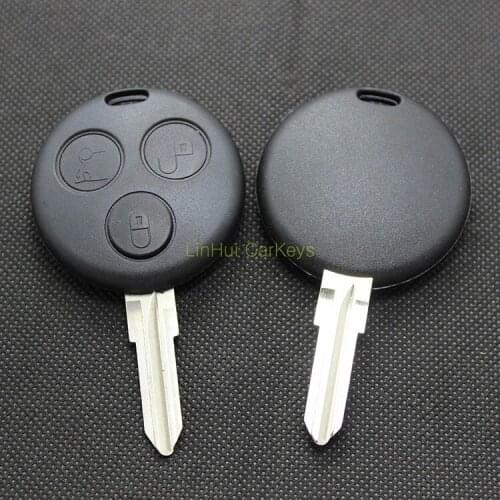 PINECONE for MERCEDES BENZ SMART FORTWO FORFOUR 2/3 Buttons Key Uncut Blade Blank Key Shell 1 PC