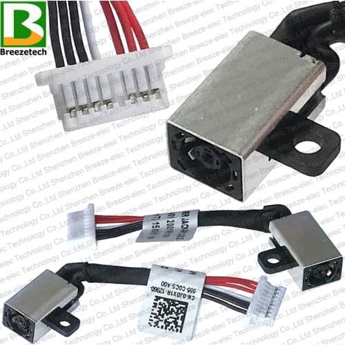 Genuine New DC POWER JACK socket Cable connector for Dell Inspiron 11-3148 13-7347 7348 7352 7359 15-7558 0JDX1R 450.01V01.2001