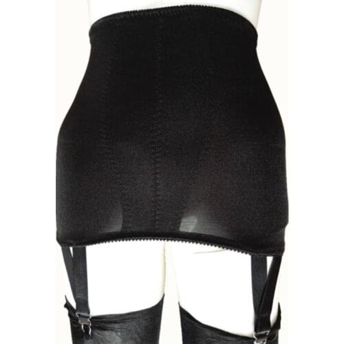 Women Garters Ladies Sexy black white Thigh-Highs Stockings Garter Belt Suspender G-string Set Plus Size S-2XL Garters