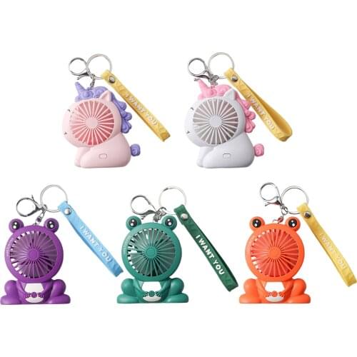 Handheld USB Mini Fan USB Rechargeable 3 Modes Adjustable Cute Small Summer Cooling Fans Air Cooler Fan for Outdoor Portable Fan