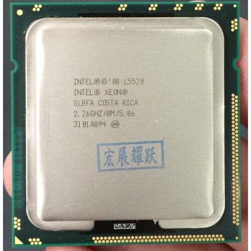 Intel Xeon Processor L5520 (8M Cache, 2.26 GHz, 5.86 GT/s Intel QPI) LGA1366 Desktop CPU 100% normal work
