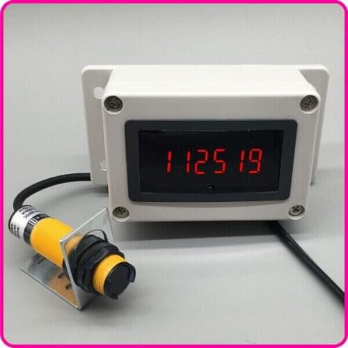 Infrared Sensing Counter Conveyor Machine Count Industrial Equipment LED Electronic Digital Display