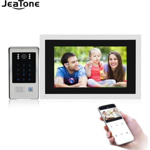 10 Inch WiFi Smart IP Video Door Phone Intercom With RFIC Function Access Control System for Private Home Support Remote unlock