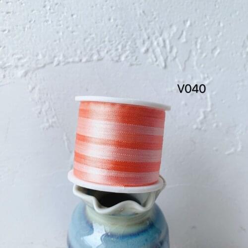 V040 A Roll Wholesale 2mm-36mm 100% Pure Silk Embroidery Ribbons Handcraft Supply Double Faced Thin Taffeta Silk Ribbon