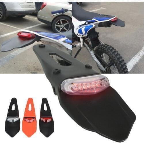 For SUZIKI RM85 RM 85 RM125 RM 125 RM250 RM 250 RM 85 125 250 2004 2005 2006-2015 Dirt Bike Rear Fender LED Stop Rear Tail Light