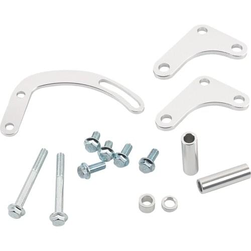 1 Set Adjustable BBC Power Steering Pump Bracket Engine Serpentine Bracket Power Steering Pump Mounting Bracket LCT Billet