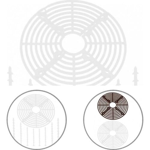 2 Colors Unique Round Shape Easy Assembly Plant Pot Cover Plastic Plant Pot Cover Easy to Install for Home