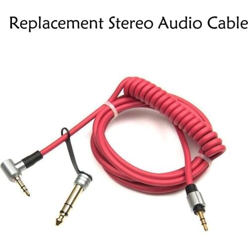 3.5mm Aux Cables Replacement Stereo Audio Cable Cord For Dr Dre Solo/ Pro/ Mixr/ Headphones/ Studio For Beats Headsets Adapter