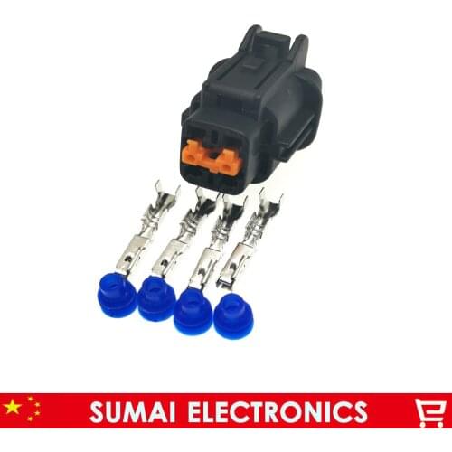 4Pin 2.2mm female car water spray motor plug,4P oxygen sensor plug connector for Nissan,New Teana