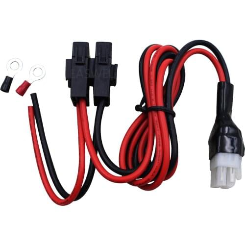 4 pin 12AWG DC Power Cord Cable for Icom IC-706 IC-718 IC-746 IC-745 IC-756