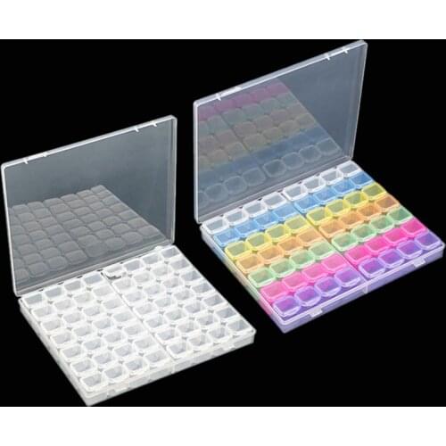 56 grid Dismountable diamond painting Accessories Diamond Embroidery Cases PP plastics Box Organizer Home Storage boxes 2020