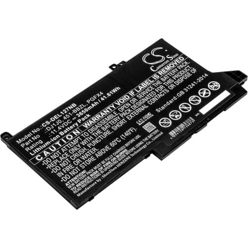 Cameron Sino 3650mAh Battery for DELL Latitude 12 7000 Latitude 12 7280 Latitude 12 7480,451-BBZL DJ1J0 ONFOH PGFX4
