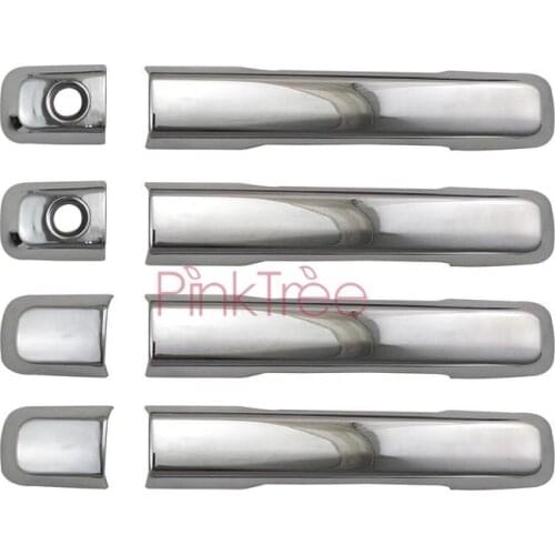 Acessories For ISUZU DMAX 2012 2013 2014 2015 2016 2017 2018 Chrome Door Handle Cover Overlay Panel Car Styling