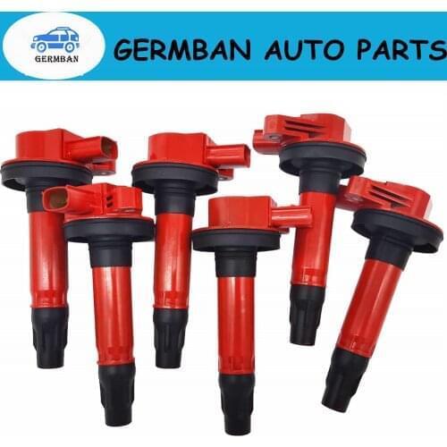 Free Shipping DG549 BL3Z-12029-C 6 Ignition Coils for Ford Mustang Edge Flex Fusion Taurus Taurus X for Lincoln MKS MKT MKK MKZ