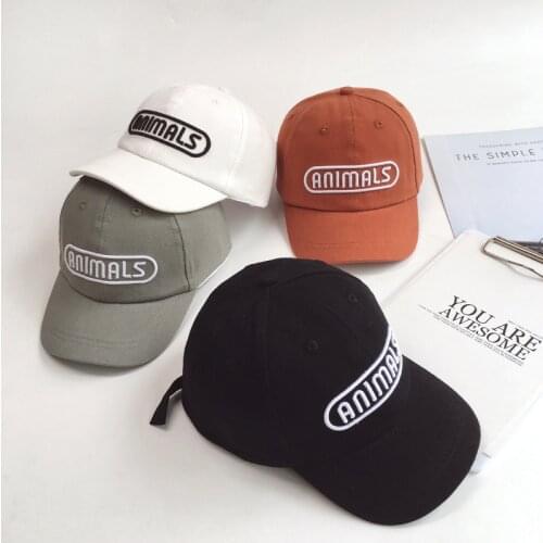 Embroidery Alphabet Childrens Baseball Cap Childrens Hat Fashion Leisure Wild Hat Personality Delicate Elegant