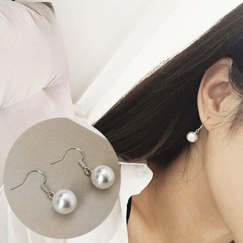 Elegant Pearl Dangle Earrings OL Style Fashion Jewelry Accessory For Women