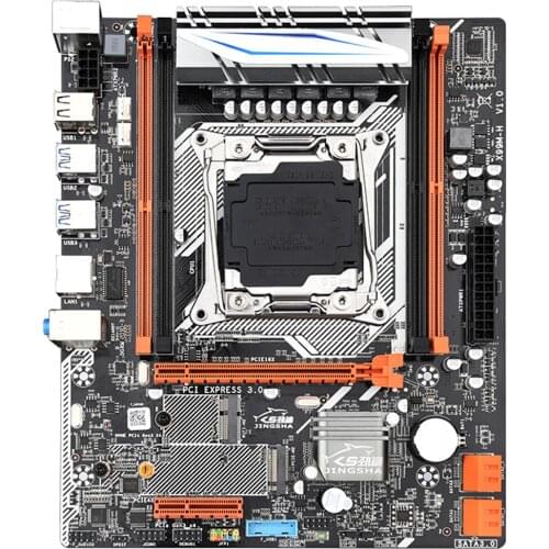 JINGSHA X99M-H Motherboard LGA2011-3 ATX 4 * DDR4 Slots for NVME M.2 SATA 3.0 SSD for Xeon E5 2678 2620 2650 V3 CPU Processor