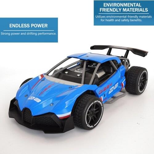 Metal RC Car High Speed 15km/h Drift Racing Vehicle Aolly Remote Control Off Road Car Toy for kid
