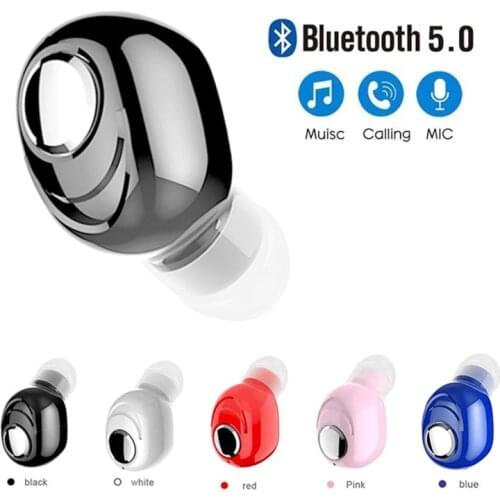 L16 Mini Single Ear Bluetooth Headset Wind Noise Reduction Stereo Bluetooth 5.0 Earbuds With Microphone Suitable For Smartphones
