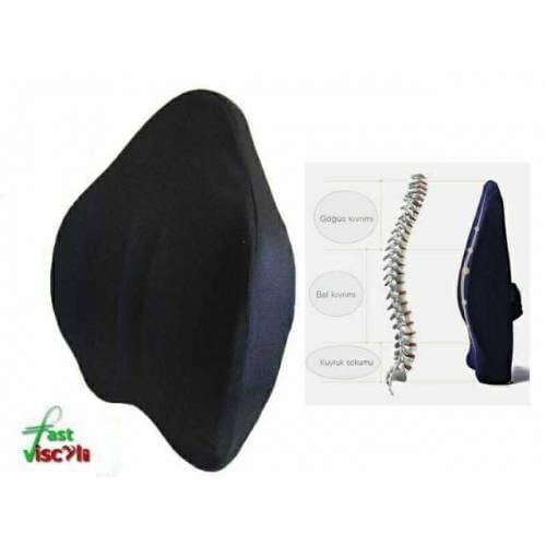 Visco Li Pillow Home Car Orthopedic Pretzel Living Cushion Waist Cushion