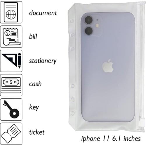 A6 Binder Pocket 24 Pieces, Binder Pocket A6 Size Fits 6 Binders, A6 Binder Cash EnvelopeSchool Office