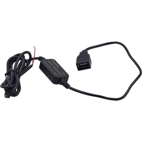 12V to 5V Step Down Converter DC Converter with USB Charger Port for Dash Camera Car DVR GPS