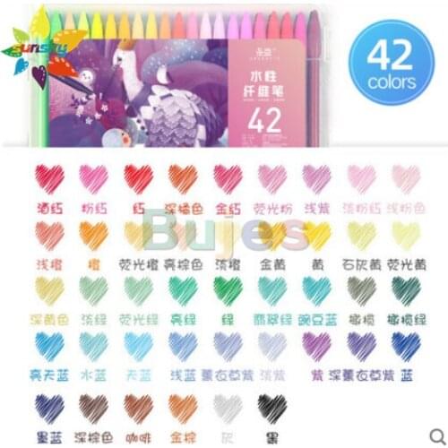 36/42 color Water based fiber pen marker color neutral pen simple color pen students account pencolor hook pen art supplies