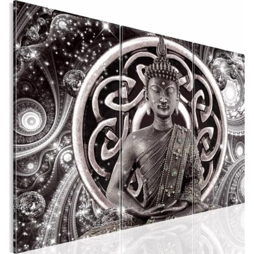 Buddha Statue 3pcs 5d full square round diy diamond painting Cross Stitch diamond embroidery needlework home decor 3pcs
