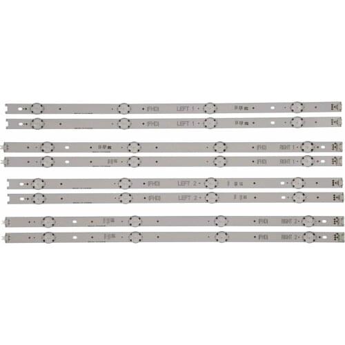 LED backlight strip 8 lamp for LG 49"TV LGD ODM 2980A-FHD- RIGHT 1/2 6916L-2981A 2982A 2983A 2980A