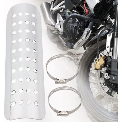 Motorcycle Exhaust Pipe Heat Shield Cover Anti-scald Protector Universal For Chopper Cruiser Dirt Bike Cafe Racer KTM Motocross