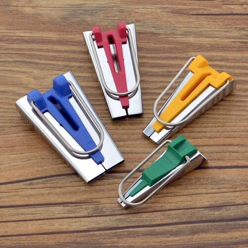 1Set 6/12/18/25mm Splicing Cloth Bias Binding Tape Maker Fabric Quilting Sewing Bias Tape Maker Binding Tool Sewing Accessories