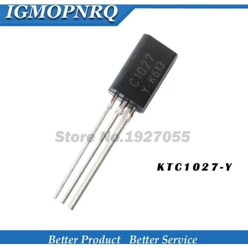10pcs/lot KTC1027 C1027-Y C1027 TO-92L NPN transistor new
