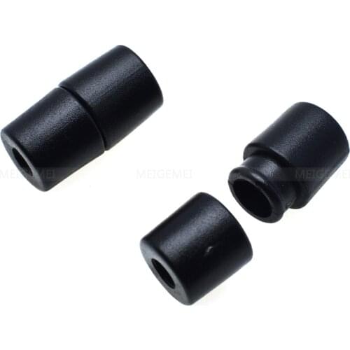 100pcs/pack Plastic Lanyard Safety Breakaway Pop Barrel Connectors For Paracord & Ribbon Lanyards Black