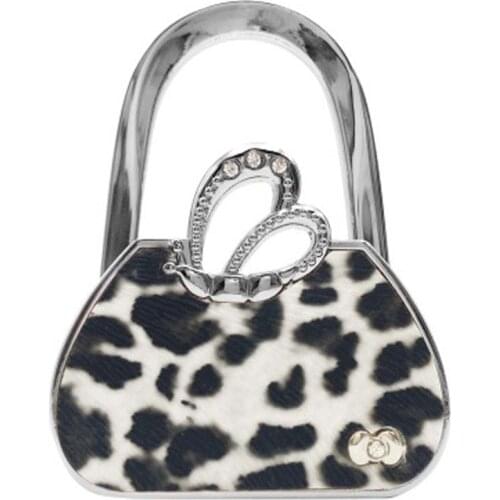 30PCS / LOT Portable Metal Foldable Bag Purse Hook Handbag Hanger Purse Foldable Purse Handbag Hanger Table Hook Holder