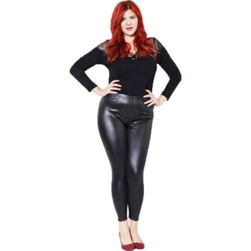 Sexy Leather Pants Women Fashion Plus Size High Waist Belt Long Trousers Autumn Winter Sexy Skinny Woman Pants Femme Pantalon