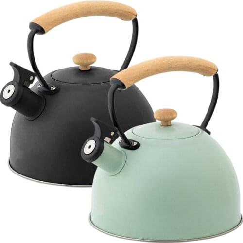 Tea Kettle 2.5L Whistling Exquisite Whistle Food Grade Tea Pot Water Bottle Kitchenware Cookware For Gas Stove Induction Cookers