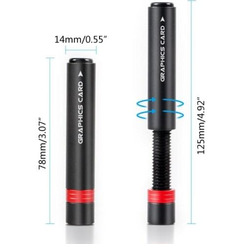 Graphics Card GPU Brace Support Universal Graphics Card Holder Aluminum DIY Adjustable Slot Card Bracket Drop shipping