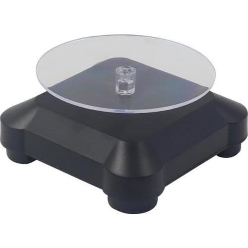 Display Support Wireless Anti-slip Plastic 360 Degree Electric Rotating Turntable Display Base for Model
