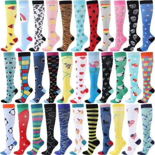 Compression Socks Running Summer 30mmgh for Varicose Veins Varicose Veins Edema Diabetes Marathon Pressure Stocking