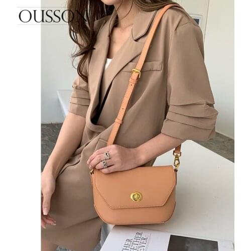 OUSSON 2021 New Design Small Square Bag Exquisite Female Retro Crossbody Bag Fashion Single Shoulder Bag For Women