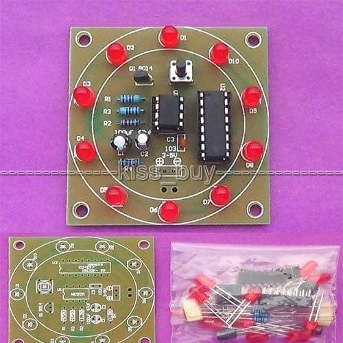 DIY The wheel of fortune suite produced electronic parts training kit