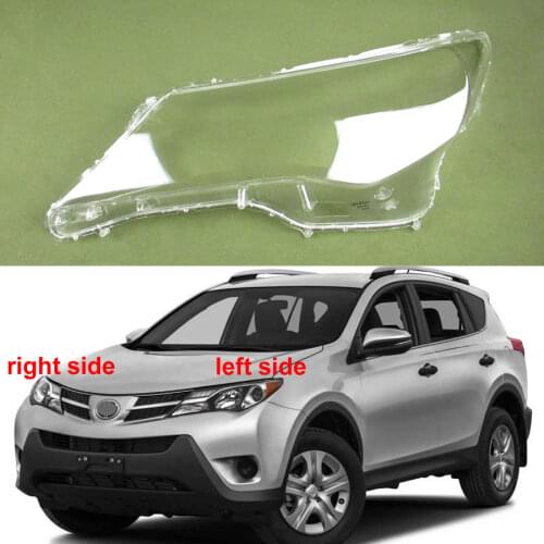 For Toyota RAV4 2013 2014 2015 Headlight Cover Shell Lamp Shade Transparent Cover Headlight Glass Headlamp Cover