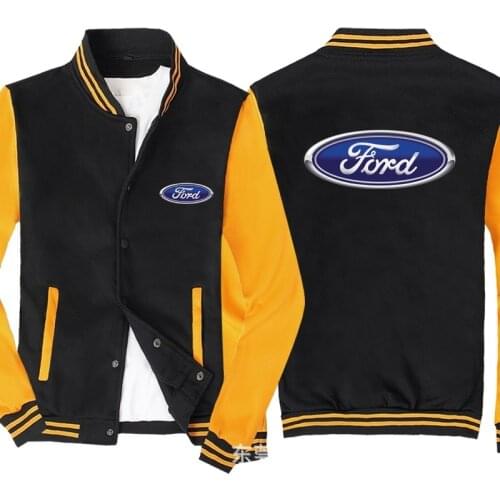 NEW Spring Autumn Sweatshirt for FORD Men Slim Fit Jacket Men Hip Hop Harajuku Unisex Baseball Jacket uniform SlimK