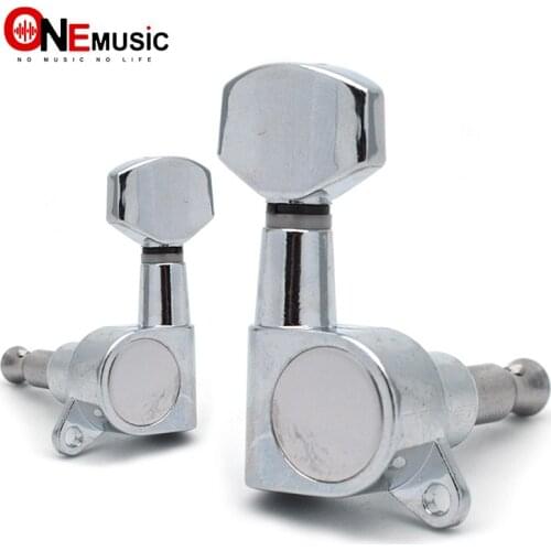 Right and Left Hand Metal Electric Guitar Tuning Pegs Machine Heads Tuning Keys Chrome