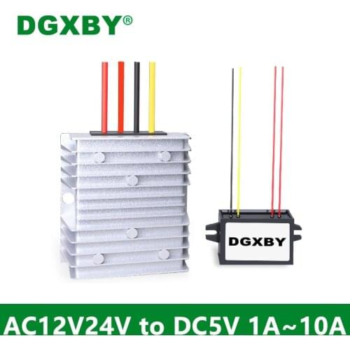 Ac12v24v to DC5V buck power converter AC 10-28v to DC 5V monitoring power regulator module