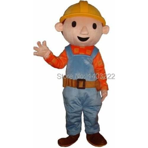 High quality sale Bob the Builder mascot costume adult size free shipping