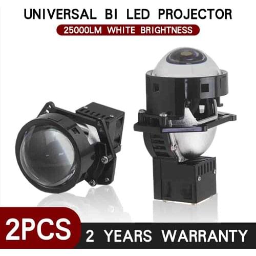 3 Inch Bi LED lens Projector Lights LED Car Lamps 70W 30000LM For Car Lenses In Headlight Bulb With Hella 3R G5 Bracket Car DIY