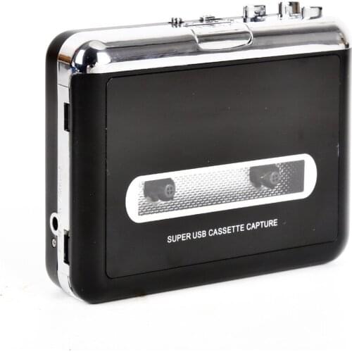 USB Cassette Tape To MP3 Converter Capture Audio Music Player Tape Cassette Recorder With 0.5W Speaker